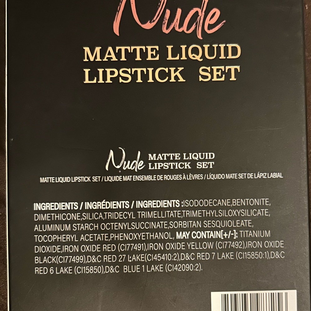 Color Matte Liquid Lipstick Set - Picture 4 of 4